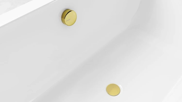 Zestaw wannowy, mechanizmem bovdena, długość 1200mm, korek 72mm, złoto #2