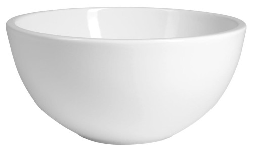 MOON umywalka ceramiczna nablatowa wysoka, średnica 43cm, biały #2