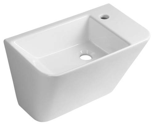 PRIMO umywalka ceramiczna 50x28cm, biały