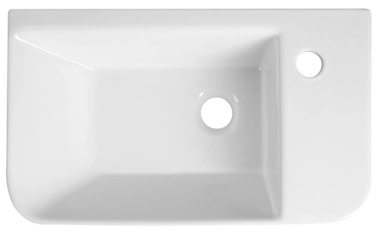 PRIMO umywalka ceramiczna 50x28cm, biały #6