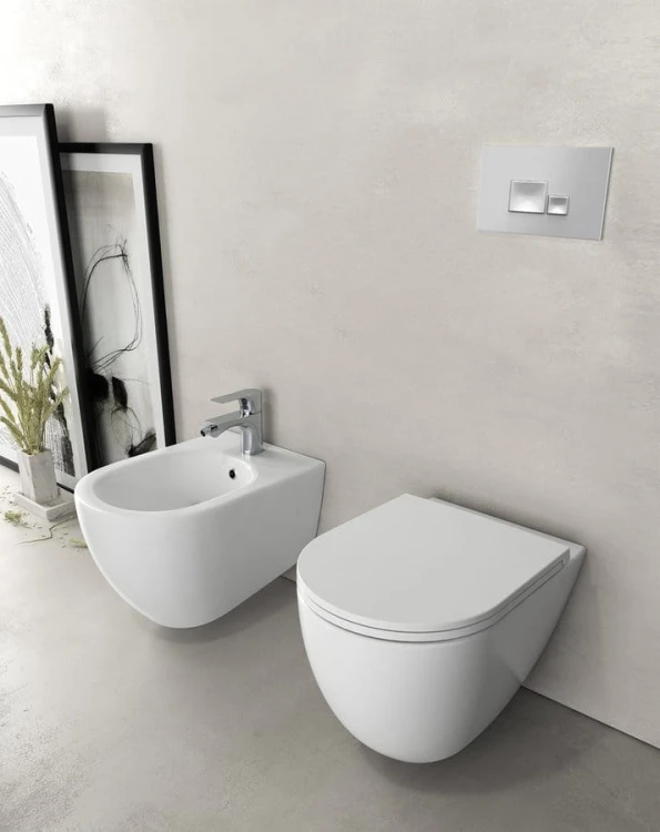 INFINITY miska WC wisząca, Rimless, 36,5x53cm, biały #5