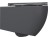 INFINITY miska WC wisząca, Rimless, 36,5x53cm, antracyt #3