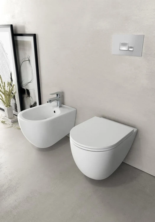 INFINITY miska WC wisząca, Rimless, 36,5x53cm, biały mat #8