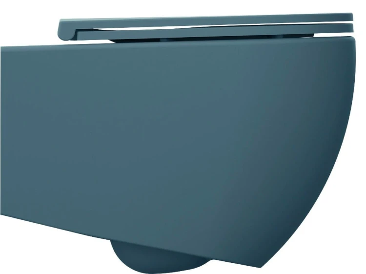 INFINITY miska WC wisząca, Rimless, 36,5x53cm, petrol mat #3