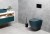 INFINITY miska WC wisząca, Rimless, 36,5x53cm, petrol mat #7