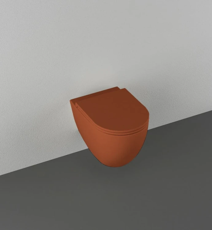 INFINITY miska WC wisząca, Rimless, 36,5x53cm, terracotta #3