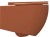 INFINITY miska WC wisząca, Rimless, 36,5x53cm, terracotta #4