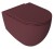 INFINITY Deska WC SLIM, Soft Close, Easy Take, maroon red mat #2