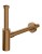 INOXMATER syfon umywalkowy 5/4", odpływ 32mm, stal nierdzewna/miedź mat