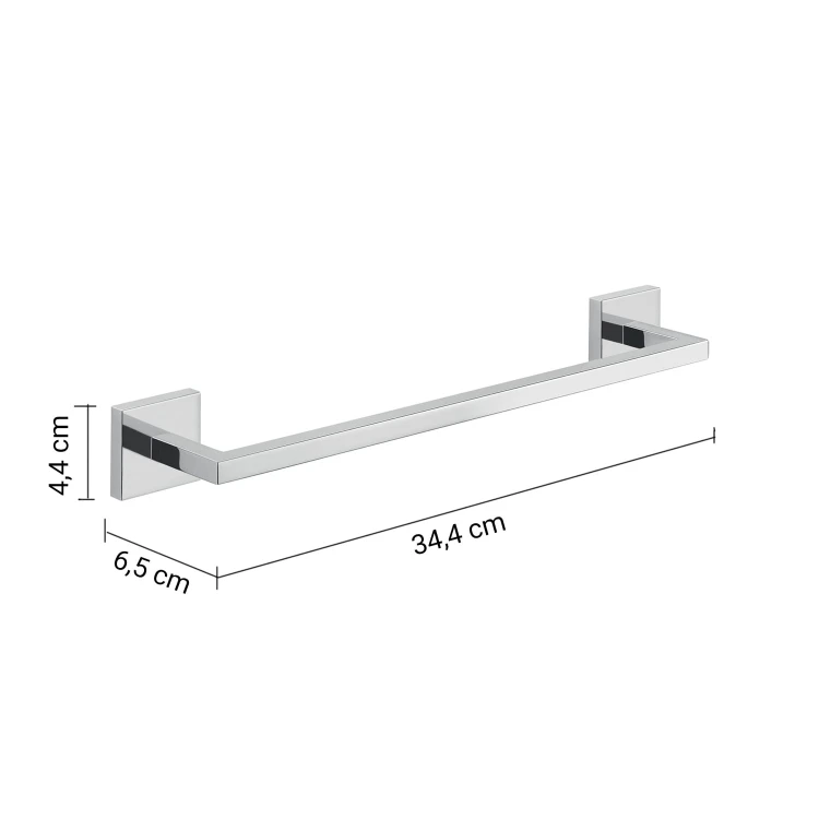 Rysunek techniczny - ELBA wieszak na ręczniki 350mm, chrom