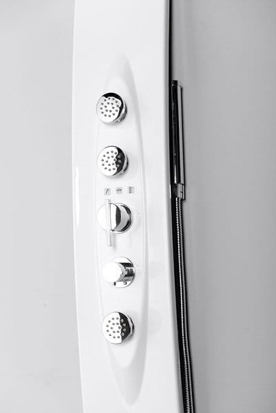 MOLA panel prysznicowy z baterią termostatyczną 210x1300mm, biały #4