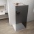 ESCA COPPER MATT jednoczęściowa kabina przysznicowa Walk-In, szklo dymione, 1500 mm