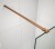 ESCA COPPER MATT jednoczęściowa kabina przysznicowa Walk-In, szklo Flute, 1500 mm #3