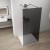 ESCA GUN METAL jednoczęściowa kabina przysznicowa Walk-In, szklo dymione, 1300 mm