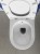 INFINITY CLEANWASH WC wiszące, z dyszą bidetową i zaworem, Rimless, 36,5x53cm, biały #2
