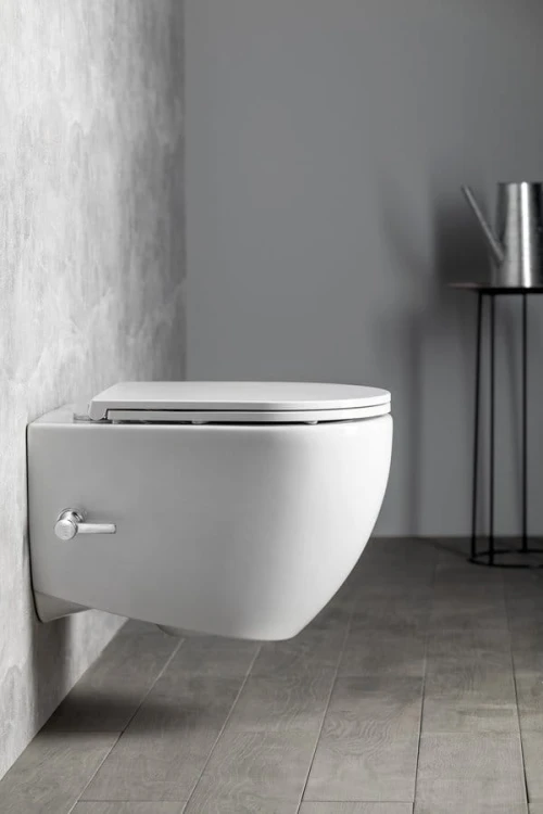 INFINITY CLEANWASH WC wiszące, z dyszą bidetową i zintegrowaną baterią, Rimless, 36,5x53 cm, biały #2