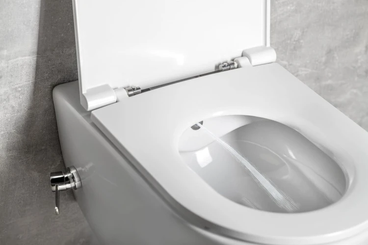 INFINITY CLEANWASH WC wiszące, z dyszą bidetową i zintegrowaną baterią, Rimless, 36,5x53 cm, biały #3