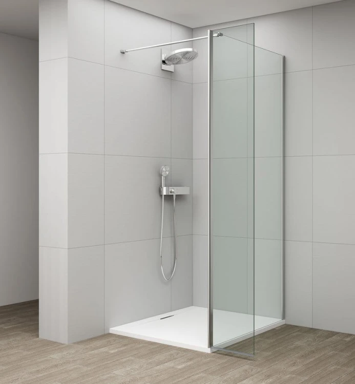 ESCA CHROME kabina przysznicowa, stałe szkło 900 mm, szkło czyste, panel obrotowego 600 mm #3