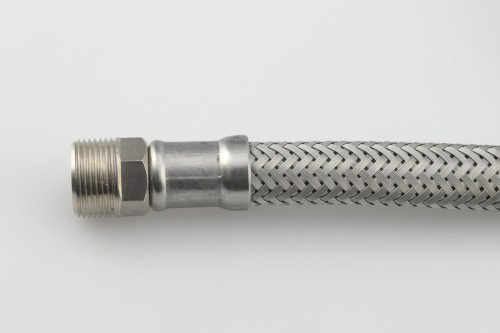Wąż przyłączeniowy nierdzewny M10xM15, 100cm #2
