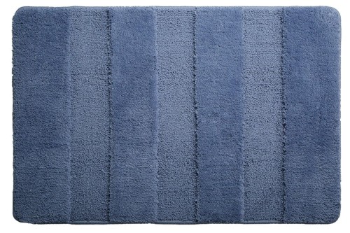 SERENITY dywanik łazienkowy 60x90cm z antypoślizgiem, polyester, niebeski