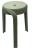 STAN taboret łazienkowy, średnica 30cm, verde