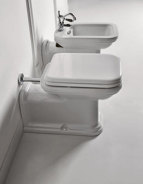 WALDORF misa WC 37x65cm, odpływ poziomy/pionowy, biały #6