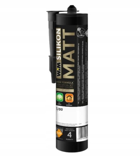 WIM silikon matowy MATT 1/00 100 300ml biały