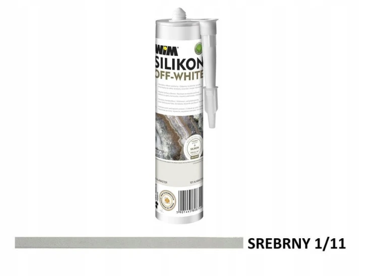 Silikon Wim Off-white 1/11 111 Srebrny 300 ml
