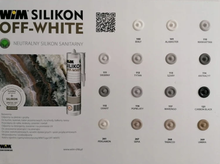Silikon Wim Off-white 1/14 114 Antracyt 300 ml