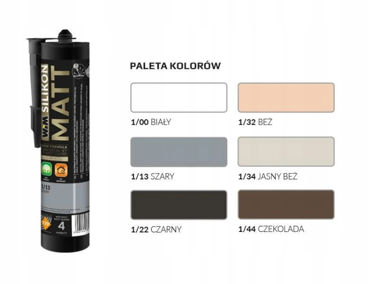 WIM Silikon matowy jasny beż matt 1/34 134 300ml