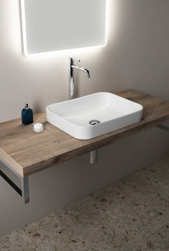 SOTT AQUA Umywalka ceramiczna 50x38cm, biały #2