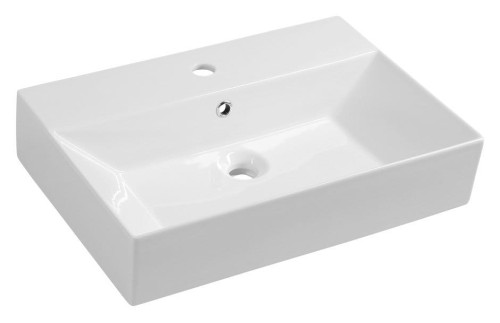 SISTEMA umywalka ceramiczna 60x42cm, biały