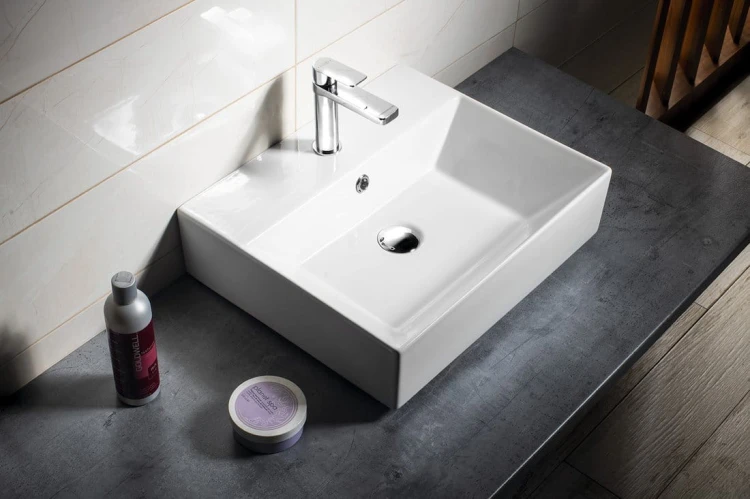 SISTEMA umywalka ceramicza 50x42cm, biała #7