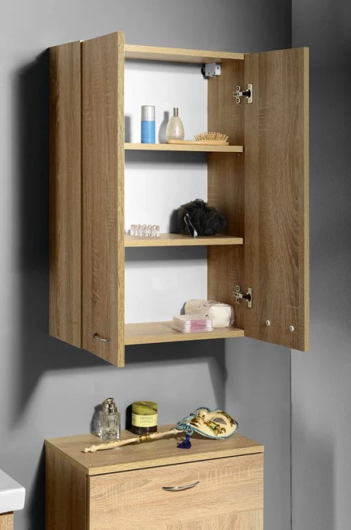 ZOJA/KERAMIA FRESH szafka wisząca 50x76x23cm, dąb platin #4