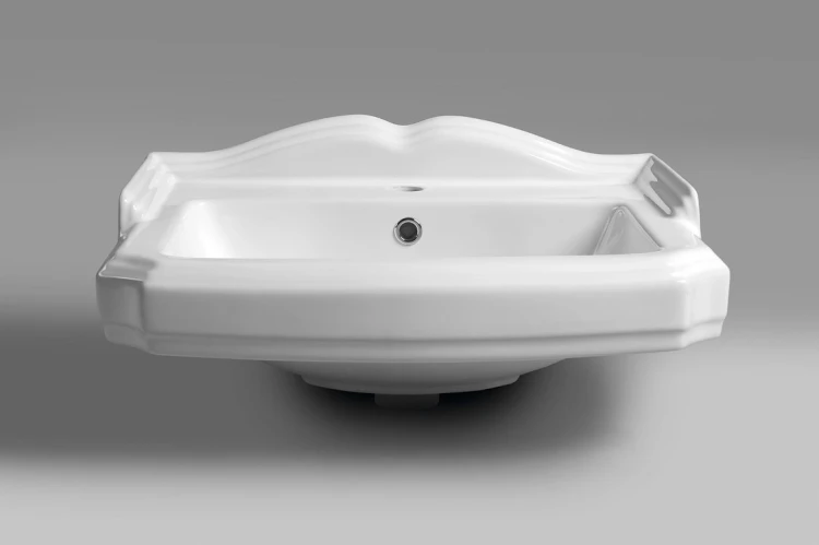 ANTIK umywalka ceramiczna, 58x47cm, biały #3
