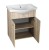 KERAMIA FRESH szafka umywalkowa 60,6x74x34cm, dub platin #4
