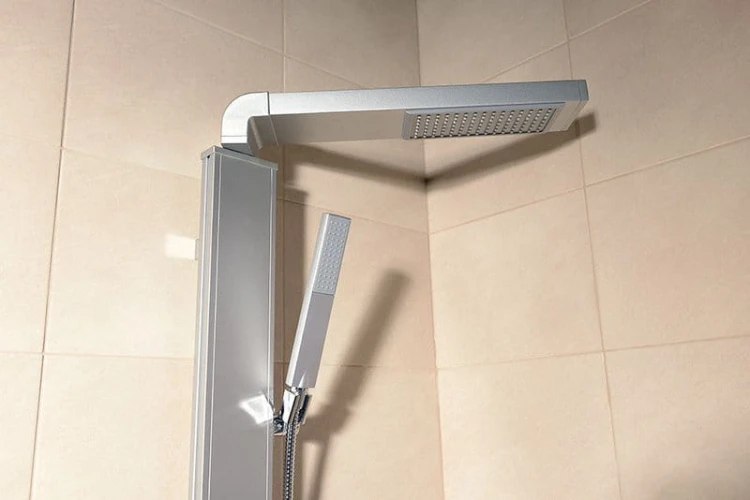 ROME zestaw prysznicowy z podłączeniem do baterii, wysokość 822cm, chrom #3