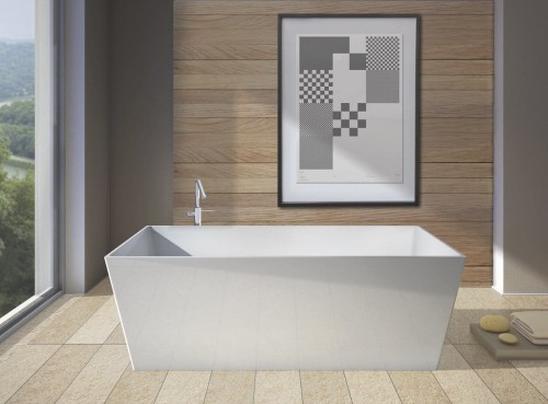 KVADRIE wanna kompozytowa 1590x650x550mm, objętość 360l, biały połysk #2