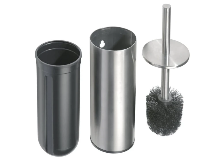 X-STEEL szczotka do WC wisząca/do postawienia, stal nierdzewna mat #2