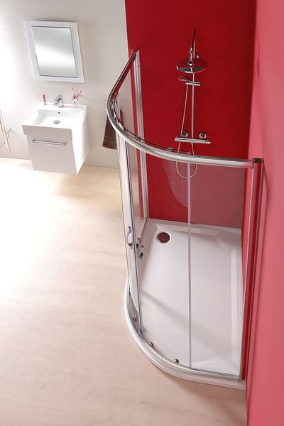RIVA brodzik prysznicowy kompozytowy, półokrągły 120x90 cm, lewy #4