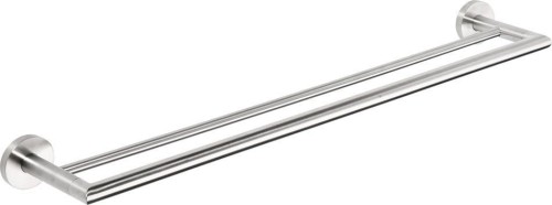 X-STEEL wieszak na ręczniki podwójny 600mm, stal nierdzewna mat