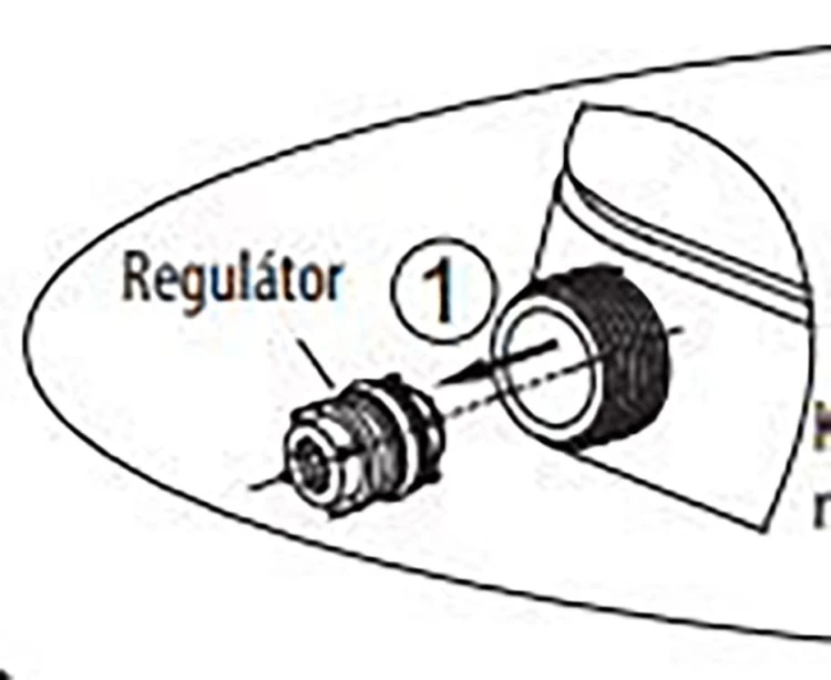Zapasowy regulator do desky bidetowej LB402, LB802 #3