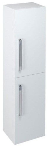 THEIA Szafka wysoka 35x138x30cm, 2 drzwiczki, biała