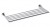 X-ROUND półka na ręczniki składana 600mm, chrom