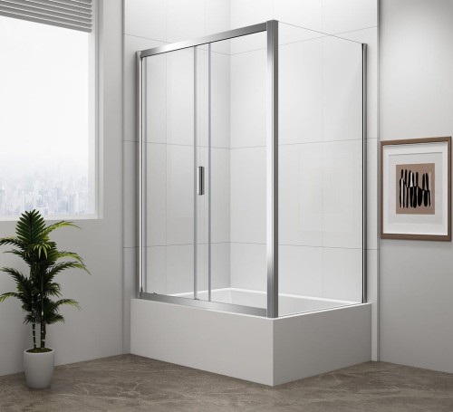 DEEP kabina prysznicowa 1100x900mm wariant L/P, szkło czyste #2
