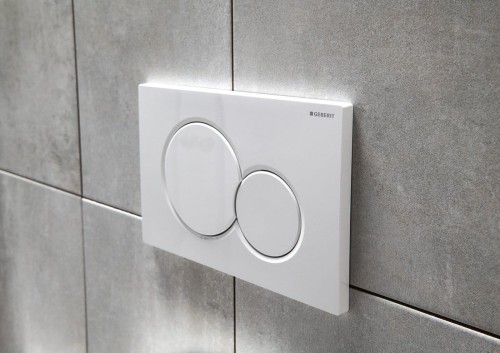 GEBERIT SIGMA01 przycisk spłukujący, Dual flush, biały połysk #2