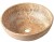 PRIORI umywalka ceramiczna nablatowa Ø 41 cm, brązowa ze wzorem