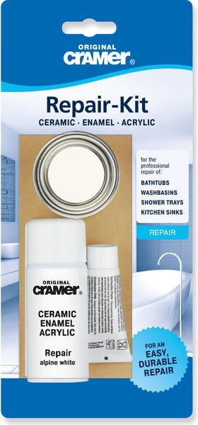 REPAIR KIT zestaw naprawczy - ceramika, emalia i akryl, biały #2