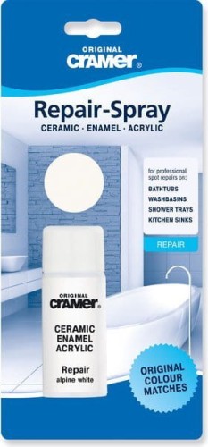 REPAIR SPRAY farba do napraw ceramicznych, emaliowanych i akrylowych 50ml, biały #2
