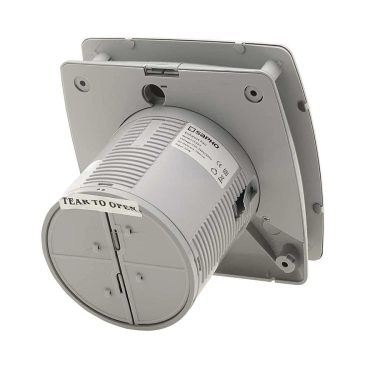 LEX łazienkowy wentylator osiowy, 15W, wylot 100mm, stal nierdzewna mat #2